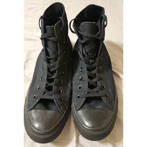 NIB Size 13 - Converse Chuck Taylor All Star Hi All Black Mono Black Men's Shoe